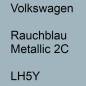 Preview: Volkswagen, Rauchblau Metallic 2C, LH5Y.